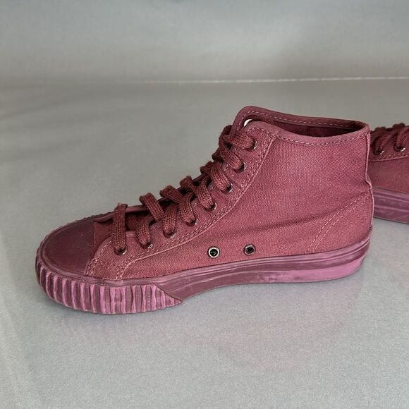 PF Flyers Vulcanized Posture foundation burgundy plum unisex W7.5/M6 (1508) - Picture 5 of 11